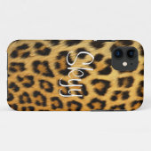 チータのプリントのヒョウのプリント Case-Mate iPhoneケース (裏面(横))