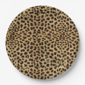 チータのプリント ペーパープレート (正面)