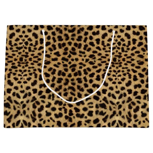 チータのプリント ラージペーパーバッグ (正面)