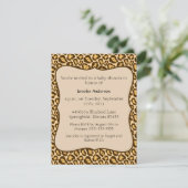 チータのベビーシャワー 招待状 (スタンド正面)