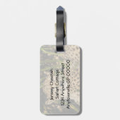 チータの写真 ラゲッジタグ (裏面縦)