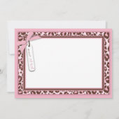 チータの女の子TYカードピンクB2 サンキューカード (裏面)