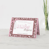 チータの女の子TYカードピンクB サンキューカード (裏面)