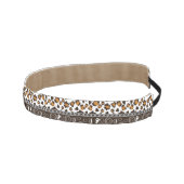 チータの皮パターンが付いているアフリカのプリント アスレチックヘッドバンド (右)