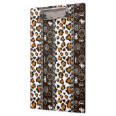 チータの皮パターンが付いているアフリカのプリント クリップボード (左)