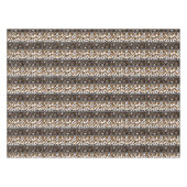 チータの皮パターンが付いているアフリカのプリント テーブルクロス (正面(横))