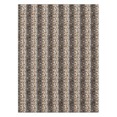 チータの皮パターンが付いているアフリカのプリント テーブルクロス (正面)