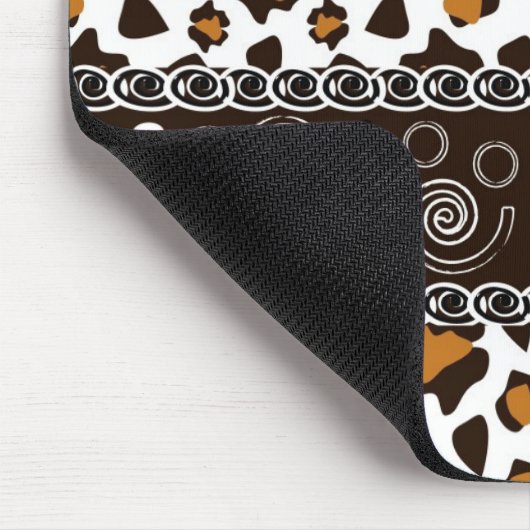 チータの皮パターンが付いているアフリカのプリント マウスパッド (コーナー)