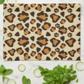 チータの皮パターン キッチンタオル (折り畳み)