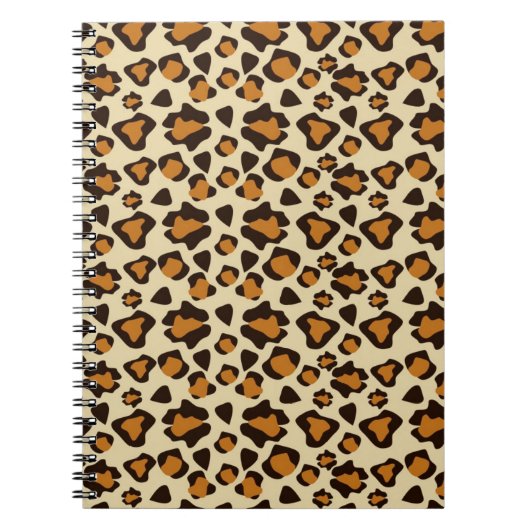 チータの皮パターン ノートブック (正面)