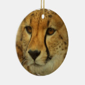 チータの顔のオーナメント セラミックオーナメント (右)
