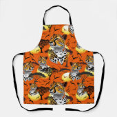 チータアフリカ猫の野生動物 エプロン (正面)
