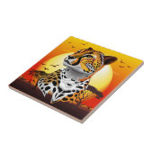 チータアフリカ猫の野生動物 タイル (側面)