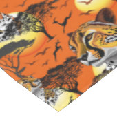 チータアフリカ猫の野生動物 テーブルクロス (アングル)