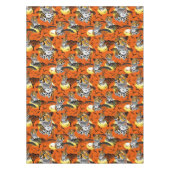 チータアフリカ猫の野生動物 テーブルクロス (正面)