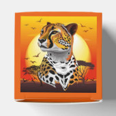 チータアフリカ猫の野生動物 フェイバーボックス (上部)