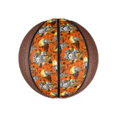 チータアフリカ猫の野生動物 ミニバスケットボール (縦)