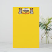 チータアフリカ猫の野生動物 便箋 (スタンド正面)