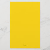 チータアフリカ猫の野生動物 便箋 (裏面)