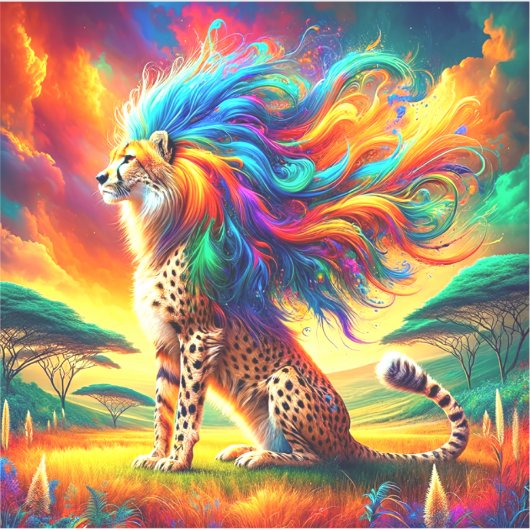 チータアート シール (正面)