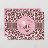 チータガールはがきピンクB ポストカード (正面/裏面)