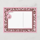 チータガールはがきピンクB ポストカード (裏面)