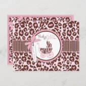 チータガールはがきピンクD ポストカード (正面/裏面)