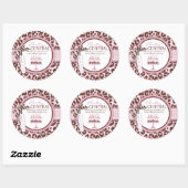 チータガールビジネスステッカー ラウンドシール (シート)