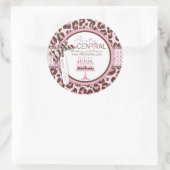 チータガールビジネスステッカー ラウンドシール (バッグ)