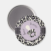 チータガールマグネット薄紫 マグネット (正面/裏面)