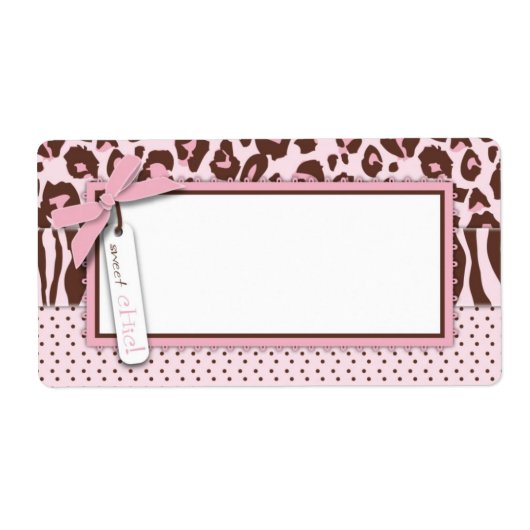 チータガール名タグ ラベル (正面)