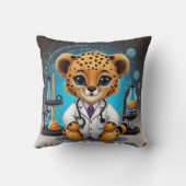 チータサイエンティスト実験プリント クッション (裏面)