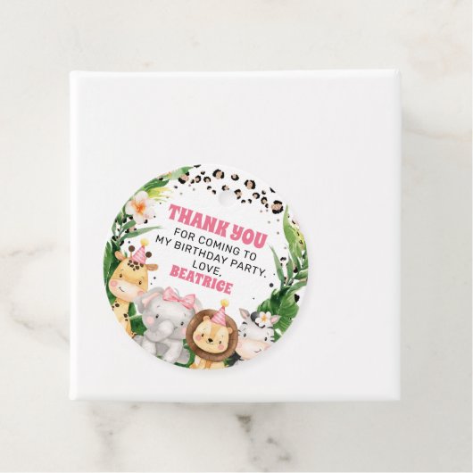 チータサファリツーワイルド誕生日ありがとう フェイバータグ (インサイチュ)