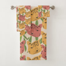 チータジャングルプラントグリーンコーラルグリーン