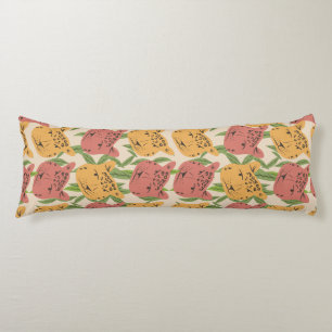 チータジャングルプラントグリーンコーラルグリーン ボディピロー