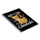 チータスを愛する少女 |ハートチータ ノートブック (右側)