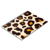 チータスキン、アニマルプリントテクスチャ。 ノートブック (左側)