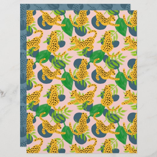 チータスクラップブック紙 (正面/裏面)