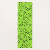 チータパターンライム ヨガマット (裏面)