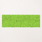 チータパターンライム ヨガマット (正面(横))