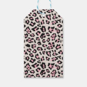 チータパターン及び金ゴールドヴィンテージ ギフトタグ (裏面)