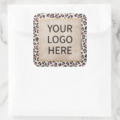 チータパターン及び金ゴールドヴィンテージ スクエアシール (バッグ)