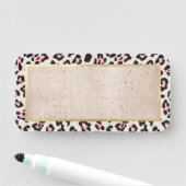 チータパターン及び金ゴールドヴィンテージ 名札 (インサイチュ)