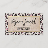 チータパターン及び金ゴールドヴィンテージ 紹介カード (正面)