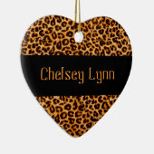 チータパターン記念品のオーナメント セラミックオーナメント (右)