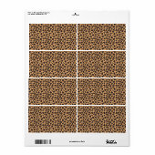 チータパターン ラベル (フルシート)