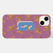 チータヒョウモノグラムの Case-Mate iPhoneケース (裏面 (横))