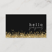 チータヒョウ印刷こんにちはゴージャスエレガント 名刺 (正面)