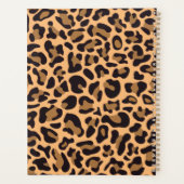 チータヒョウ斑点ワイルドアニマルプリント プランナー手帳 (裏面)