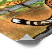 チータファミリーキュブアフリカセレンティ日の出ポスター ポスター (角)